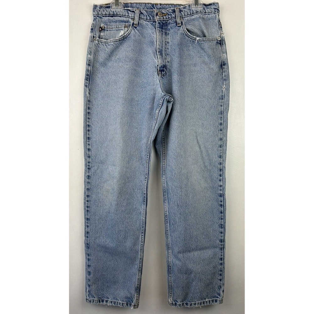 Vtg Polo Jeans Co Ralph Lauren Mens 34x30 Blue Relaxed Cotton Actual 32x 29 Read